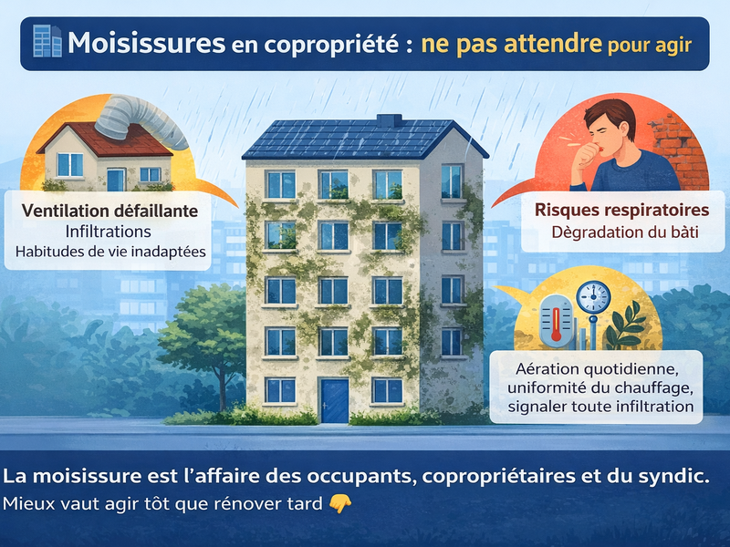 Moisissures en copropriété